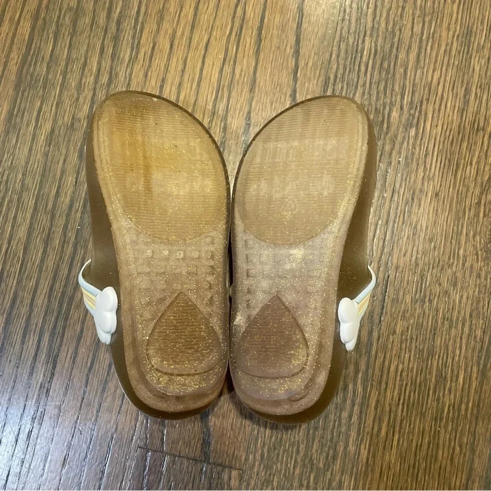 Mini Melissa Ultragirl Unicorn in Clear Sparkling Size 9